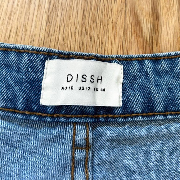 DISSH reagan vintage slouchy denim jean medium wash NWT size 12 US - Picture 4 of 11